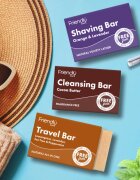 Friendly Soap Shaving Bar Orange & Lavender přírodní mýdlo na holení 95 g