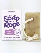 Friendly Soap Soap on a Rope Lavender přírodní mýdlo na šňůrce 95 g