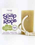 Friendly Soap Soap on a Rope Lemongrass přírodní mýdlo na šňůrce 95 g