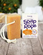 Friendly Soap Soap on a Rope Orange & Grapefruit přírodní mýdlo na šňůrce 95 g