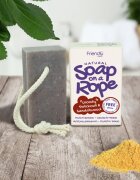 Friendly Soap Soap on a Rope Patchouli & Sandalwood přírodní mýdlo na šňůrce 95 g