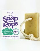 Friendly Soap Soap on a Rope Peppermint & Poppy Seeds přírodní mýdlo na šňůrce 95 g