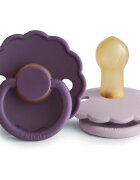 FRIGG Daisy Size 1:0-6 months dudlík Violet Dream/Soft Lilac 2 ks