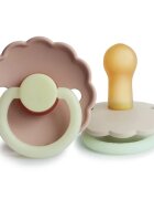 FRIGG Daisy Size 2:6-18 months dudlík Blush night/Cream night 2 ks