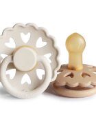 FRIGG Fairytale Size 1:0-6 months dudlík The Ugly Duckling/The Emperor´s New Clothes 2 ks