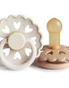 FRIGG Fairytale Size 2:6-18 months dudlík The Ugly Duckling/The Emperor´s New Clothes 2 ks