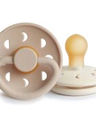 FRIGG Moon Phase Size 1:0-6 months dudlík Cream/Croissant 2 ks