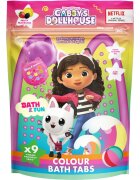 Gabby's Dollhouse Colour Bath Tabs barevné šumivé tablety do koupele 3y+ 9x16 g