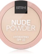 Gabriella Salvete Fixing Powder Hydrating jemný kompaktní pudr SPF 15 odstín 01 Pure Nude 8 g