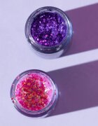 Gabriella Salvete Glitters Are The Answer jemné gelové třpytky na tvář tělo a vlasy odstín Violet 10 ml