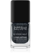 Gabriella Salvete Longlasting Enamel dlouhotrvající lak na nehty se třpytkami odstín 83 Starry NIght 11 ml