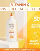 Garnier Ambre Solaire Super UV Vitamin C lehký ochranný fluid proti tmavým skvrnám SPF 50+ 40 ml