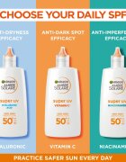 Garnier Ambre Solaire Super UV Vitamin C lehký ochranný fluid proti tmavým skvrnám SPF 50+ 40 ml