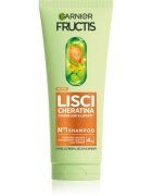 Garnier Fructis Lisci Cheratina výživný šampon pro lesk a hebkost vlasů 200 ml
