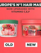 Garnier Fructis Watermelon Hair Food maska pro jemné a zplihlé vlasy 390 ml