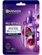 Garnier Textil Masks Pro-Retinol vyhlazující plátýnková maska s retinolem 22 g