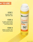 Garnier Vitamin C pleťová mlha (rozjasňující) SPF 50+ 75 ml