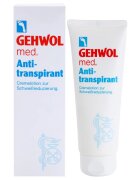 Gehwol MED. krémový antiperspirant pro redukci pocení na nohy 125 ml