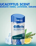 Gillette Antiperspirant Hydrating Gel Eucalyptus Scent gelový antiperspirant s hydratačním účinkem pro muže 70 ml