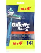 Gillette Blue II Plus jednorázová holítka pro muže 14 ks