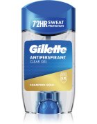 Gillette Champion Gold Antiperspirant Clear Gel gelový antiperspirant pro muže 70 ml