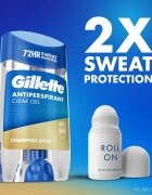 Gillette Champion Gold Antiperspirant Clear Gel gelový antiperspirant pro muže 70 ml