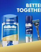 Gillette Champion Gold Antiperspirant Clear Gel gelový antiperspirant pro muže 70 ml