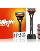 Gillette Fusion5 holicí strojek se stojánkem + náhradní břity 5 ks