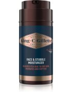 Gillette King C. Face & Stubble Moisturizer hydratační krém na obličej a vousy pro muže 100 ml