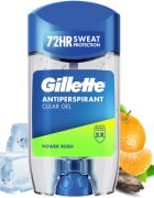 Gillette Power Rush gelový antiperspirant pro muže 70 ml