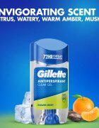 Gillette Power Rush gelový antiperspirant pro muže 70 ml