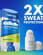 Gillette Power Rush gelový antiperspirant pro muže 70 ml