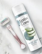 Gillette Satin Care gel na holení pro ženy Aloe Vera 200 ml