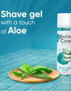 Gillette Satin Care gel na holení pro ženy Aloe Vera 200 ml