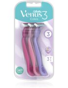 Gillette Venus 3 Plus jednorázové strojky 3 ks