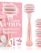 Gillette Venus ComfortGlide Spa Breeze dámské holítko + náhradní břity 4 ks