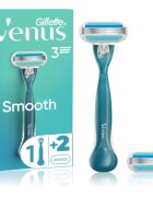 Gillette Venus Smooth holicí strojek + 2 náhradní hlavice 1 ks