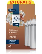 Glade ONE Sensual Sandalwood & Jasmine náhradní náplň do osvěžovače vzduchu 3x10 ml