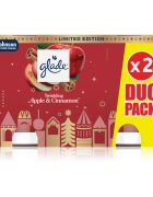 Glade Twinkling Apple & Cinnamon dárková sada 2x112 g