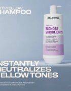 Goldwell Dualsenses Blondes & Highlights Anti-Yellow Shampoo šampon neutralizující žluté tóny 1000 ml