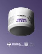 Goldwell Dualsenses Blondes & Highlights regenerační maska neutralizující žluté tóny 200 ml