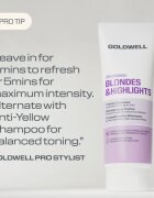 Goldwell Dualsenses Blondes & Highlights Toning Shampoo fialový tónovací šampon 250 ml