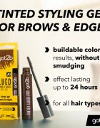 got2b Glued 4 Brows & Edges fixační gel na obočí 2 v 1 Tinted Brown 16 ml