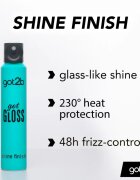 got2b got Gloss Shine Finish sprej pro lesk pro tepelnou úpravu vlasů 200 ml