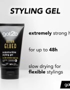 got2b Ultra Glued stylingový gel na vlasy s ultra silnou fixací 150 ml