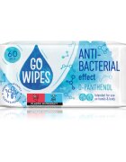 GoWipes Anti-Bacterial Effect D-Panthenol vlhčené čisticí ubrousky s antibakteriálním účinkem 60 ks