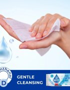 GoWipes Anti-Bacterial Effect D-Panthenol vlhčené čisticí ubrousky s antibakteriálním účinkem 60 ks