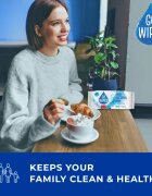 GoWipes Anti-Bacterial Effect D-Panthenol vlhčené čisticí ubrousky s antibakteriálním účinkem 60 ks