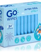 GoWipes Anti-Bacterial Effect osvěžující vlhčené ubrousky s antibakteriálním účinkem 10x8 ks
