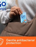 GoWipes Anti-Bacterial Effect osvěžující vlhčené ubrousky s antibakteriálním účinkem 10x8 ks
